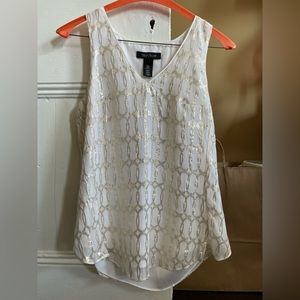 White House Black Market sleeveless blouse XXS